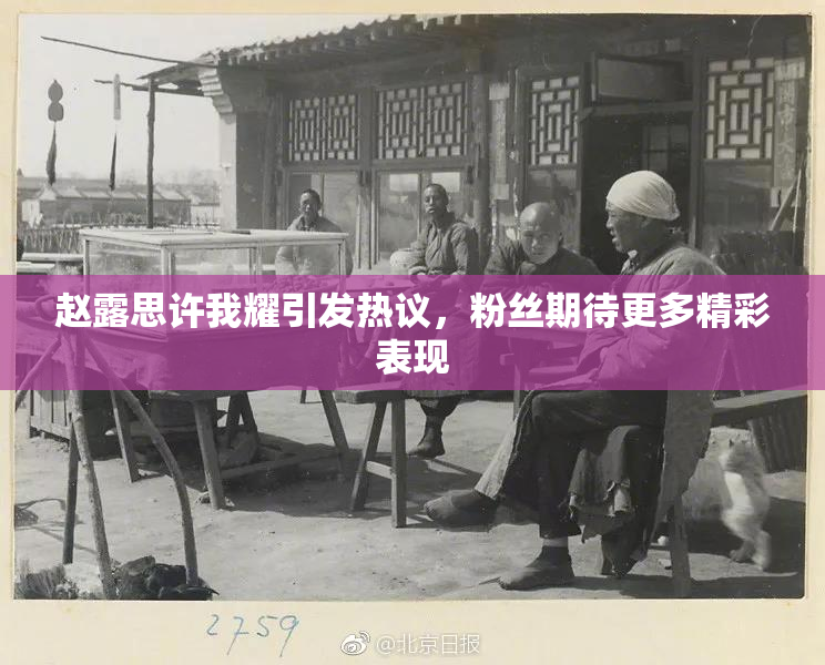 赵露思许我耀引发热议，粉丝期待更多精彩表现