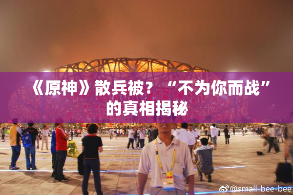《原神》散兵被？“不为你而战”的真相揭秘