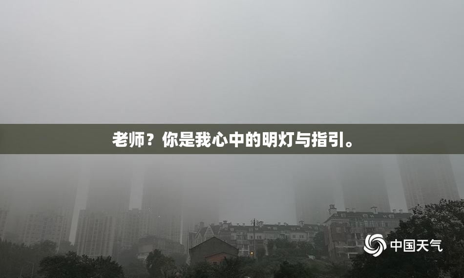 老师？你是我心中的明灯与指引。