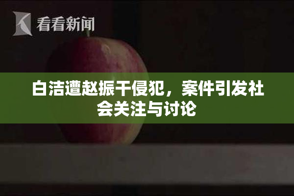 白洁遭赵振干侵犯，案件引发社会关注与讨论