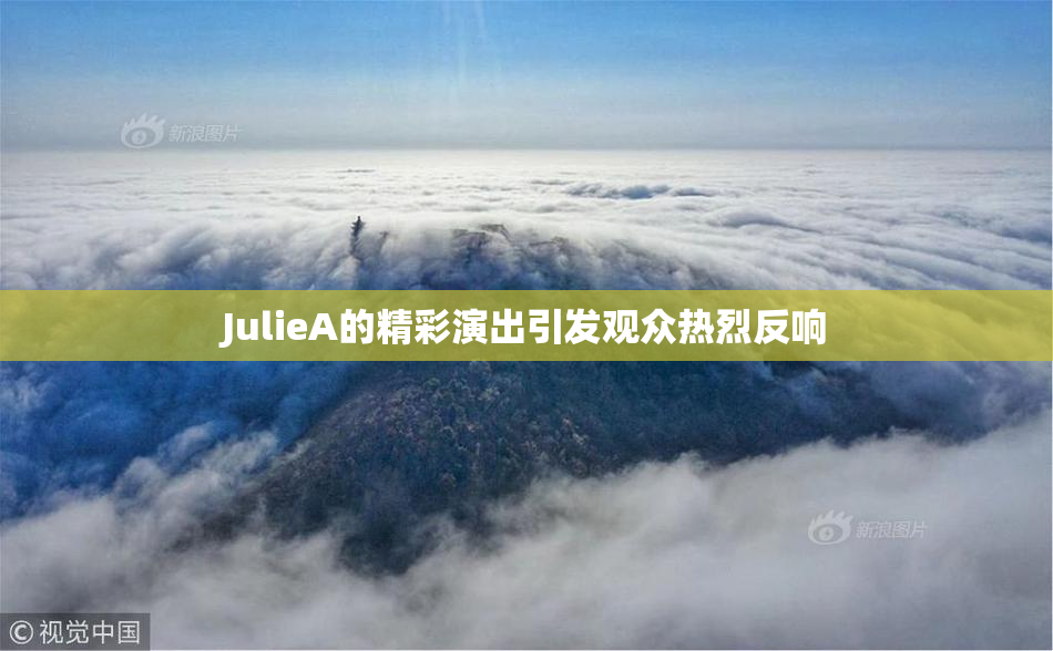JulieA的精彩演出引发观众热烈反响