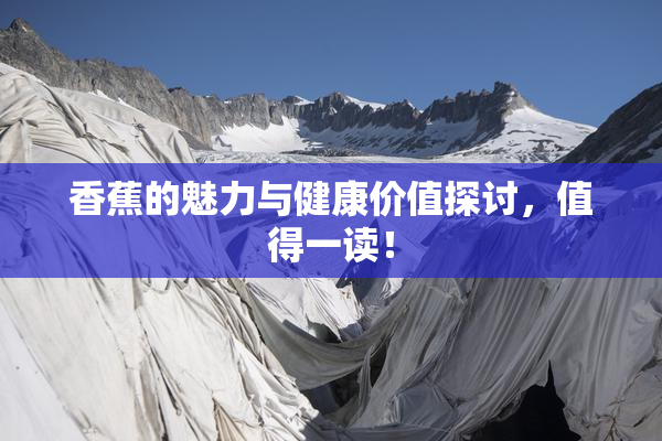 香蕉的魅力与健康价值探讨，值得一读！