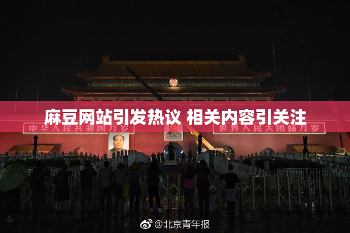 麻豆网站引发热议 相关内容引关注