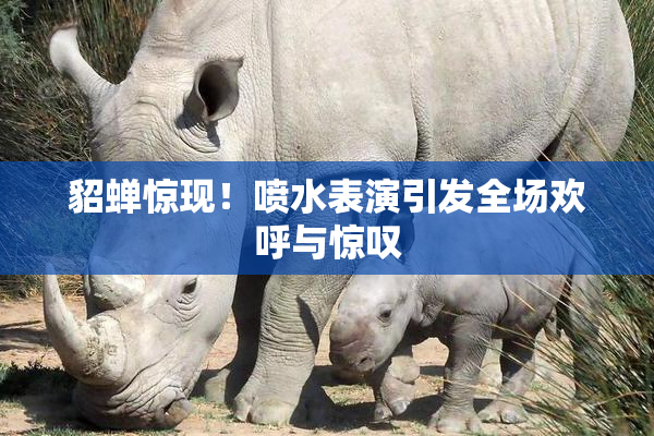 貂蝉惊现！喷水表演引发全场欢呼与惊叹