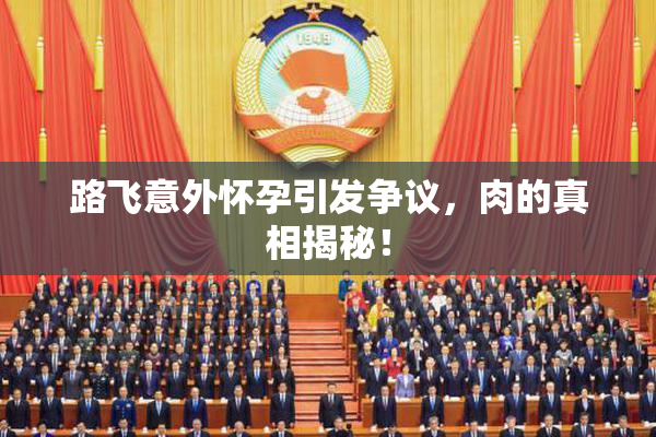 路飞意外怀孕引发争议，肉的真相揭秘！