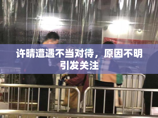 许晴遭遇不当对待，原因不明引发关注