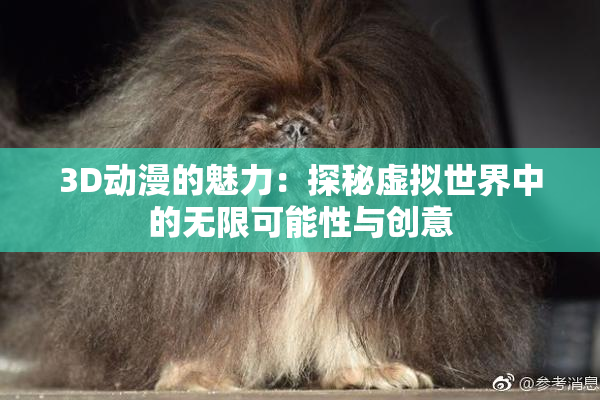 3D动漫的魅力：探秘虚拟世界中的无限可能性与创意