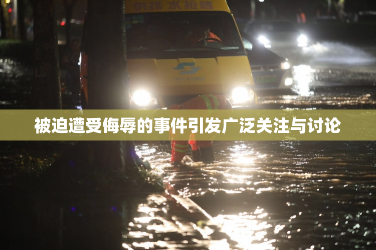 被迫遭受侮辱的事件引发广泛关注与讨论