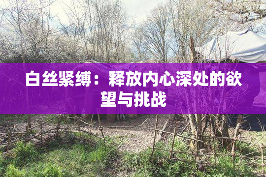 白丝紧缚：释放内心深处的欲望与挑战