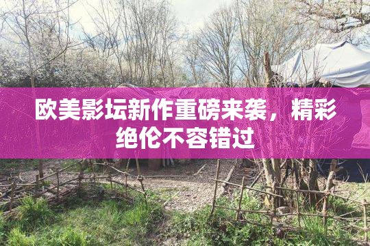 欧美影坛新作重磅来袭，精彩绝伦不容错过