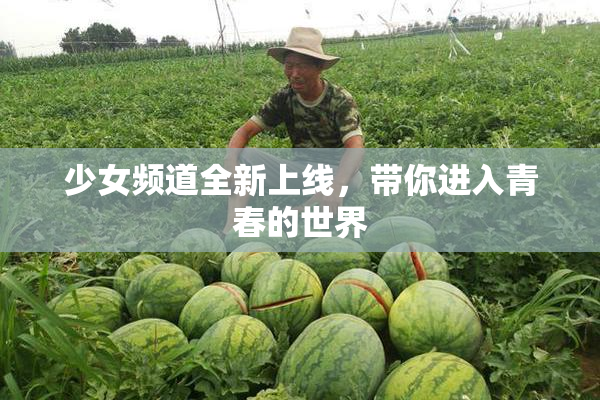 少女频道全新上线，带你进入青春的世界