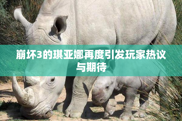 崩坏3的琪亚娜再度引发玩家热议与期待