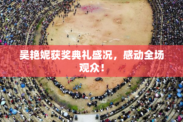 吴艳妮获奖典礼盛况，感动全场观众！