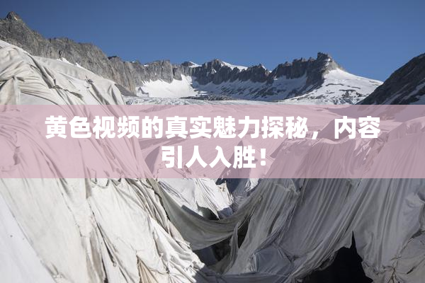 黄色视频的真实魅力探秘，内容引人入胜！