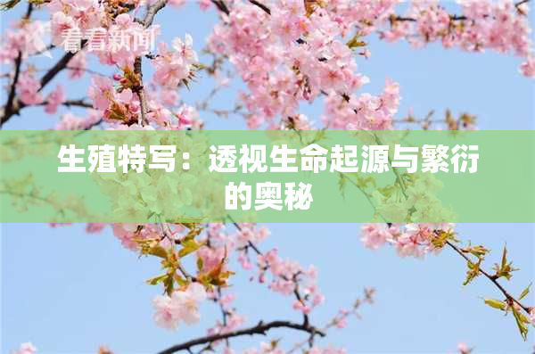 生殖特写：透视生命起源与繁衍的奥秘