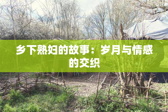 乡下熟妇的故事：岁月与情感的交织