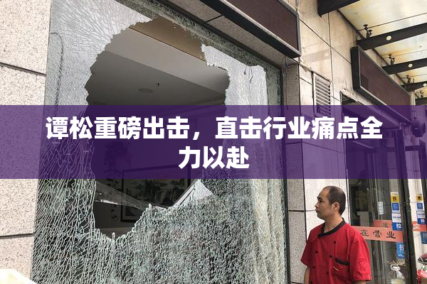 谭松重磅出击，直击行业痛点全力以赴