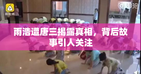 雨浩遭唐三揭露真相，背后故事引人关注