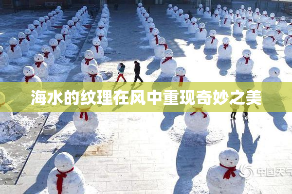 海水的纹理在风中重现奇妙之美
