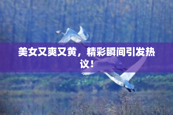 美女又爽又黄，精彩瞬间引发热议！