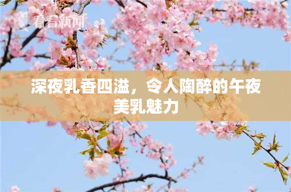 深夜乳香四溢，令人陶醉的午夜美乳魅力