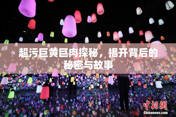 超污巨黄巨肉探秘，揭开背后的秘密与故事