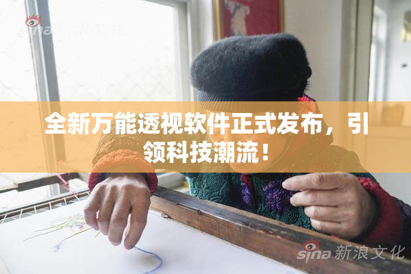 全新万能透视软件正式发布，引领科技潮流！